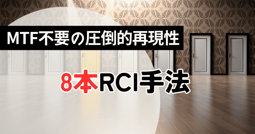 再現性があり勝てるFX-RCI手法